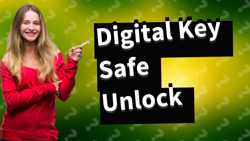 Digital Key Safe Unlock