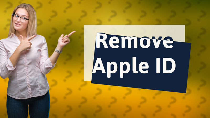 Remove Apple ID