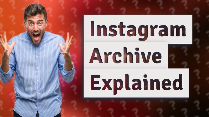 Instagram Archive Explained