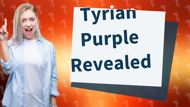 Tyrian Purple Revealed