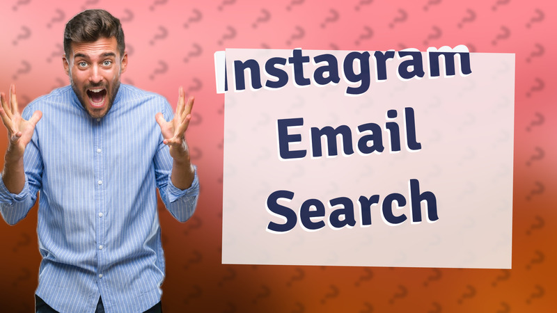Instagram Email Search