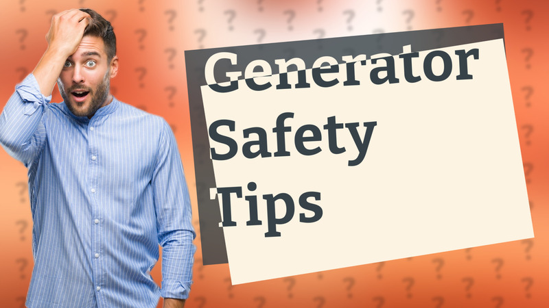 Generator Safety Tips