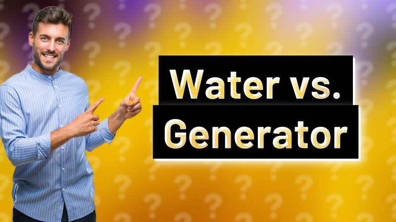 Water vs. Generator