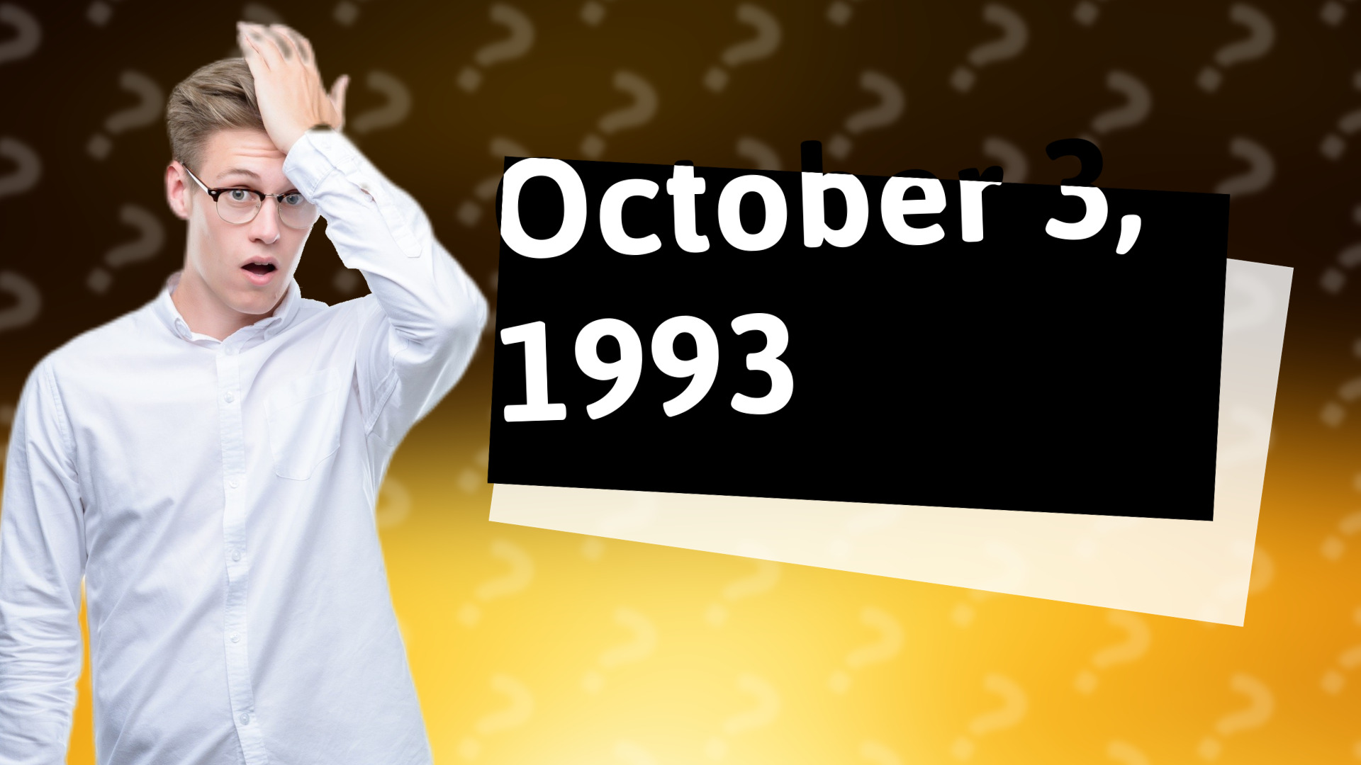 October 3, 1993
