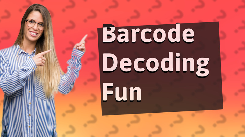 Barcode Decoding Fun
