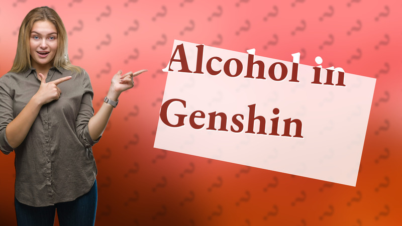 Alcohol in Genshin
