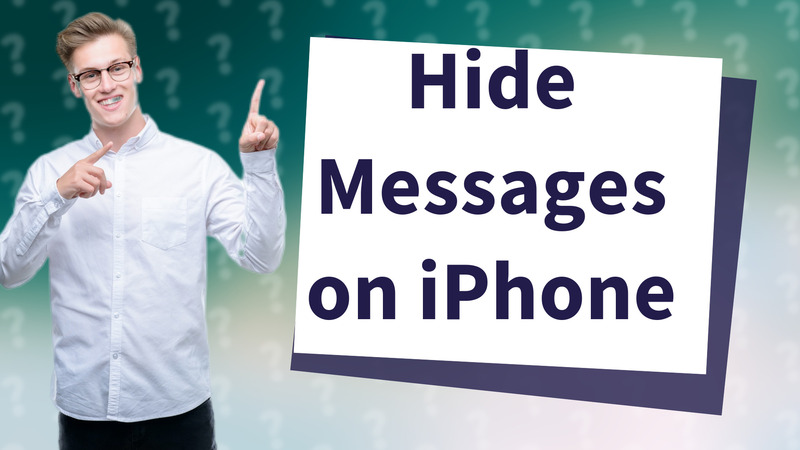 Hide Messages on iPhone