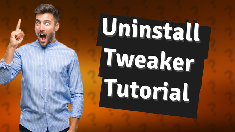 Uninstall Tweaker Tutorial