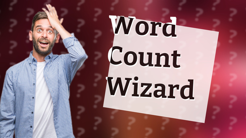 Word Count Wizard