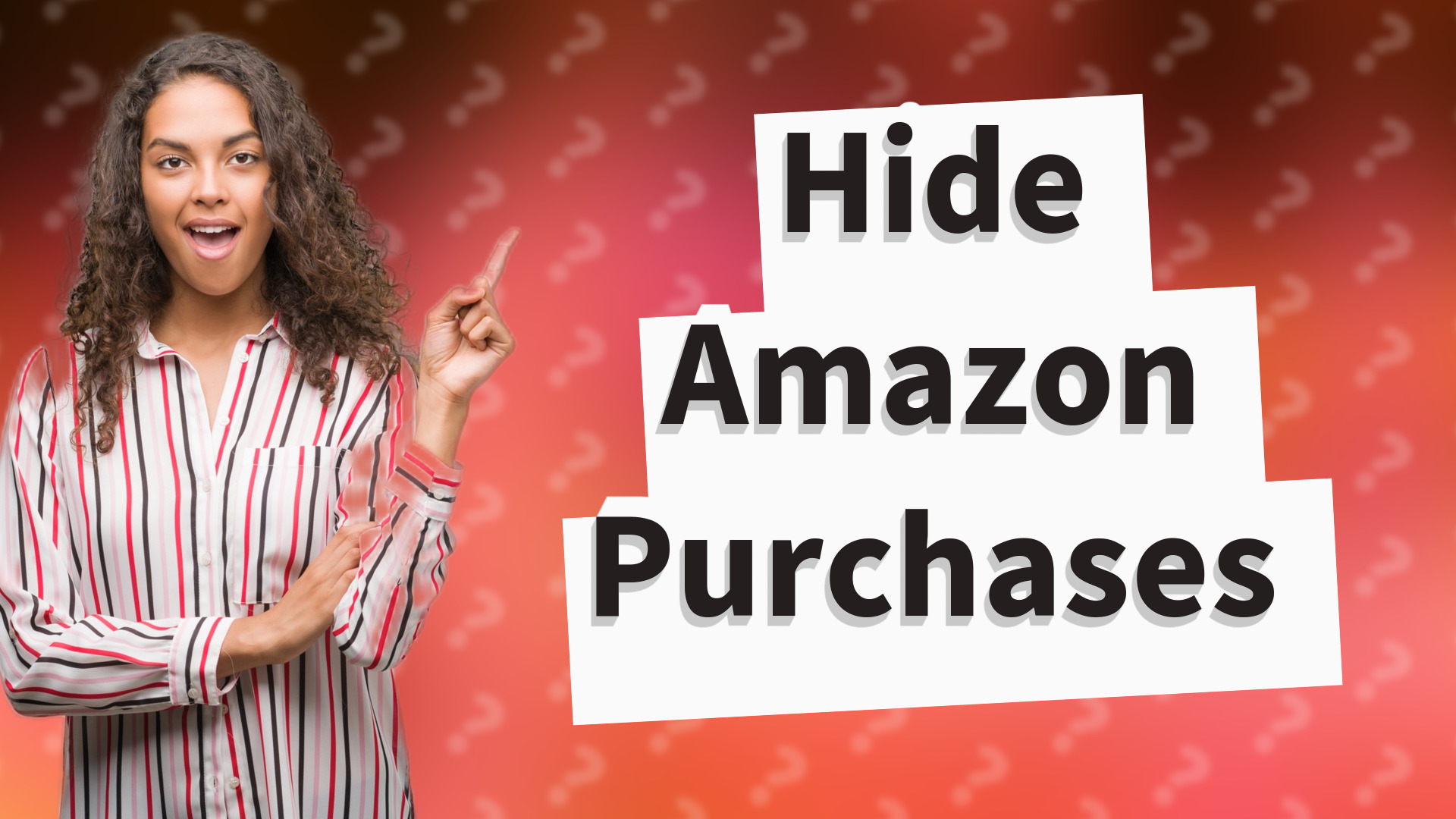 Hide Amazon Purchases