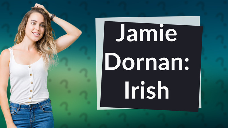 Jamie Dornan: Irish