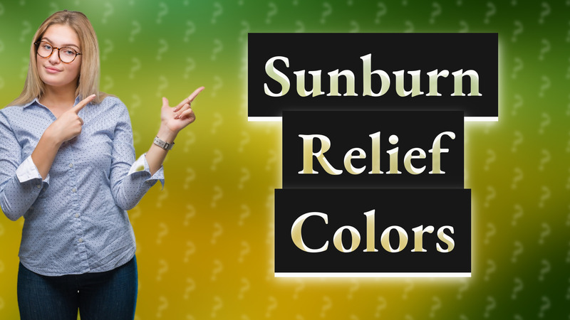 Sunburn Relief Colors