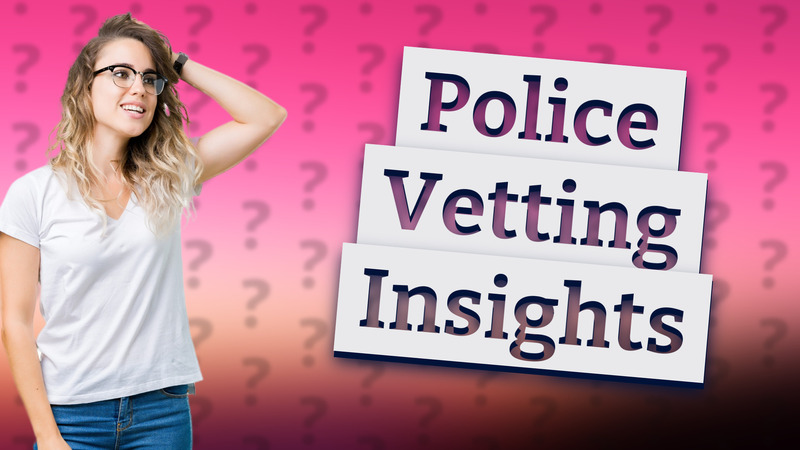 Police Vetting Insights