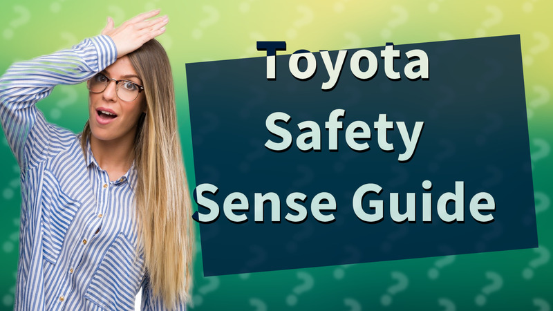 Toyota Safety Sense Guide