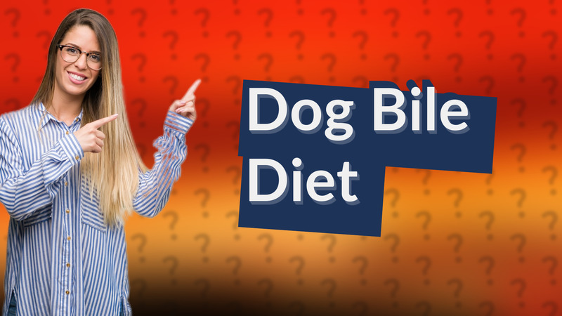 Dog Bile Diet