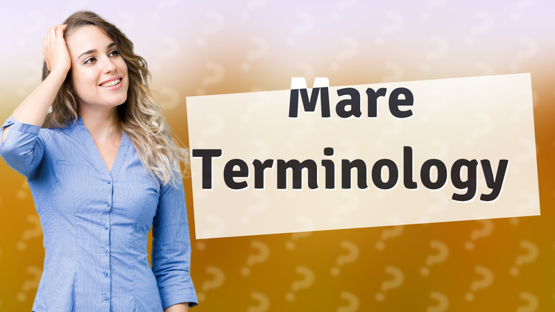 Mare Terminology