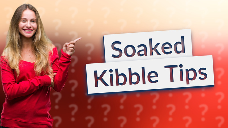 Soaked Kibble Tips