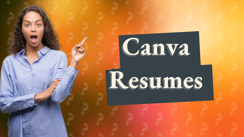 Canva Resumes