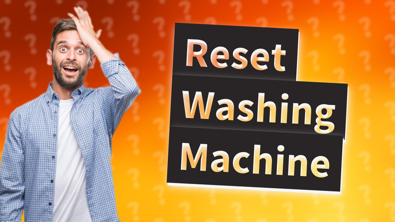 Reset Washing Machine
