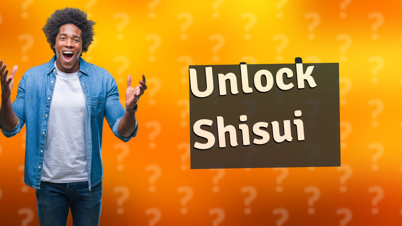Unlock Shisui