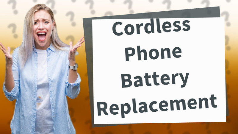 Cordless Phone Battery Replacement