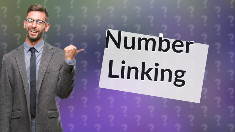 Number Linking