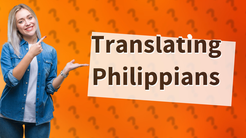 Translating Philippians