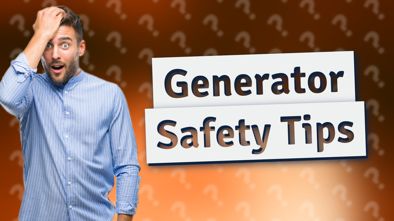 Generator Safety Tips