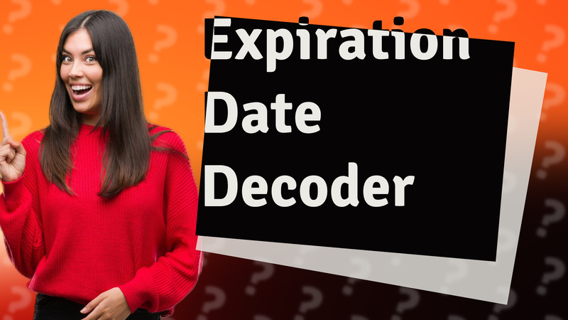 Expiration Date Decoder