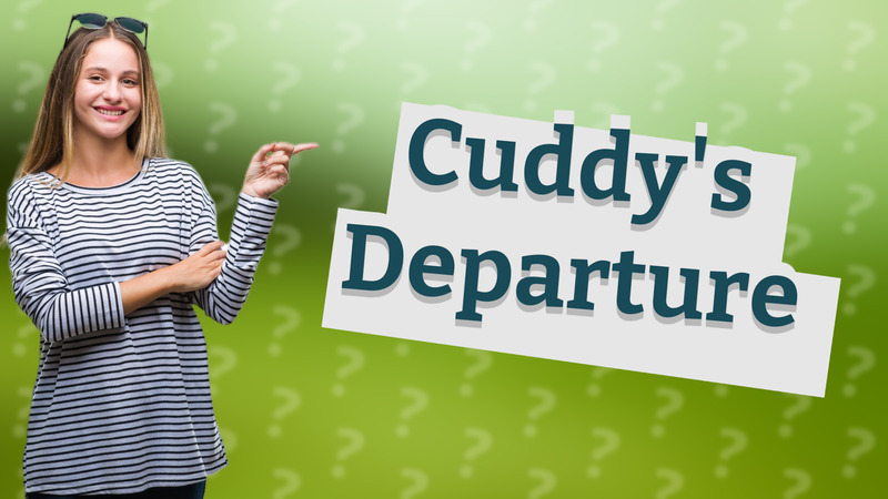 Cuddy's Departure