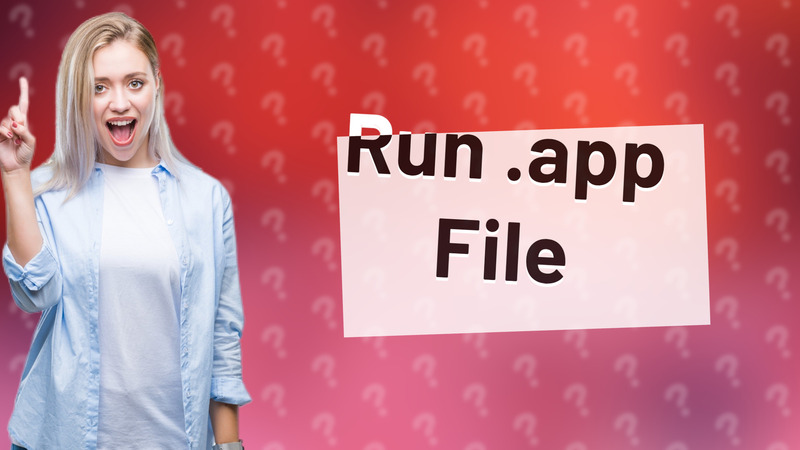 Run .app File