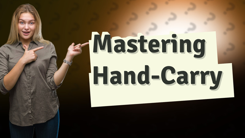 Mastering Hand-Carry