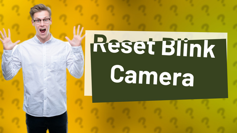 Reset Blink Camera