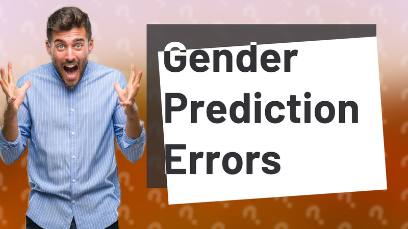 Gender Prediction Errors