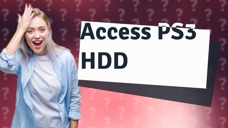 Access PS3 HDD