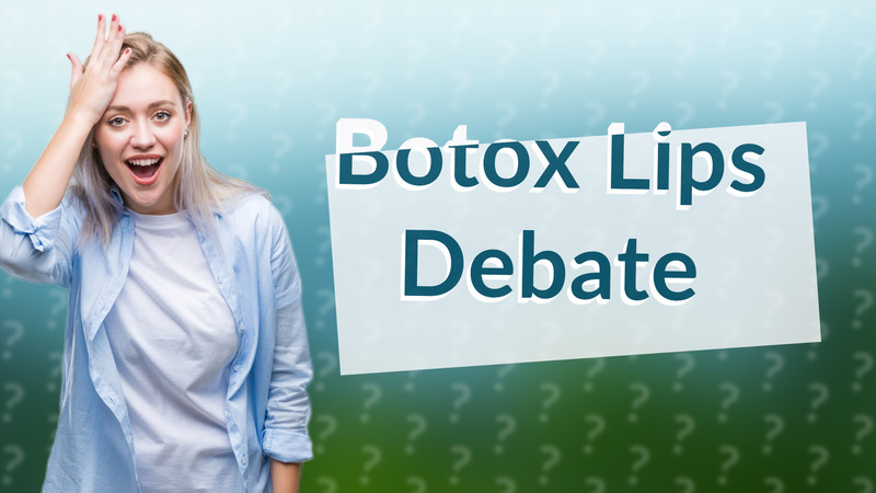 Botox Lips Debate