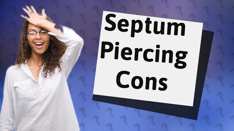 Septum Piercing Cons