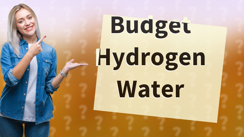 Budget Hydrogen Water
