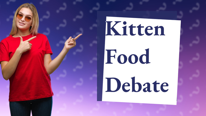 Kitten Food Debate