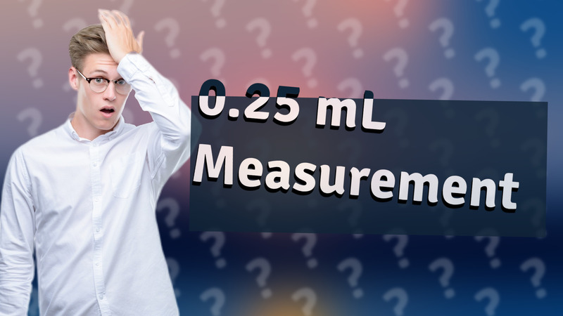 0.25 mL Measurement