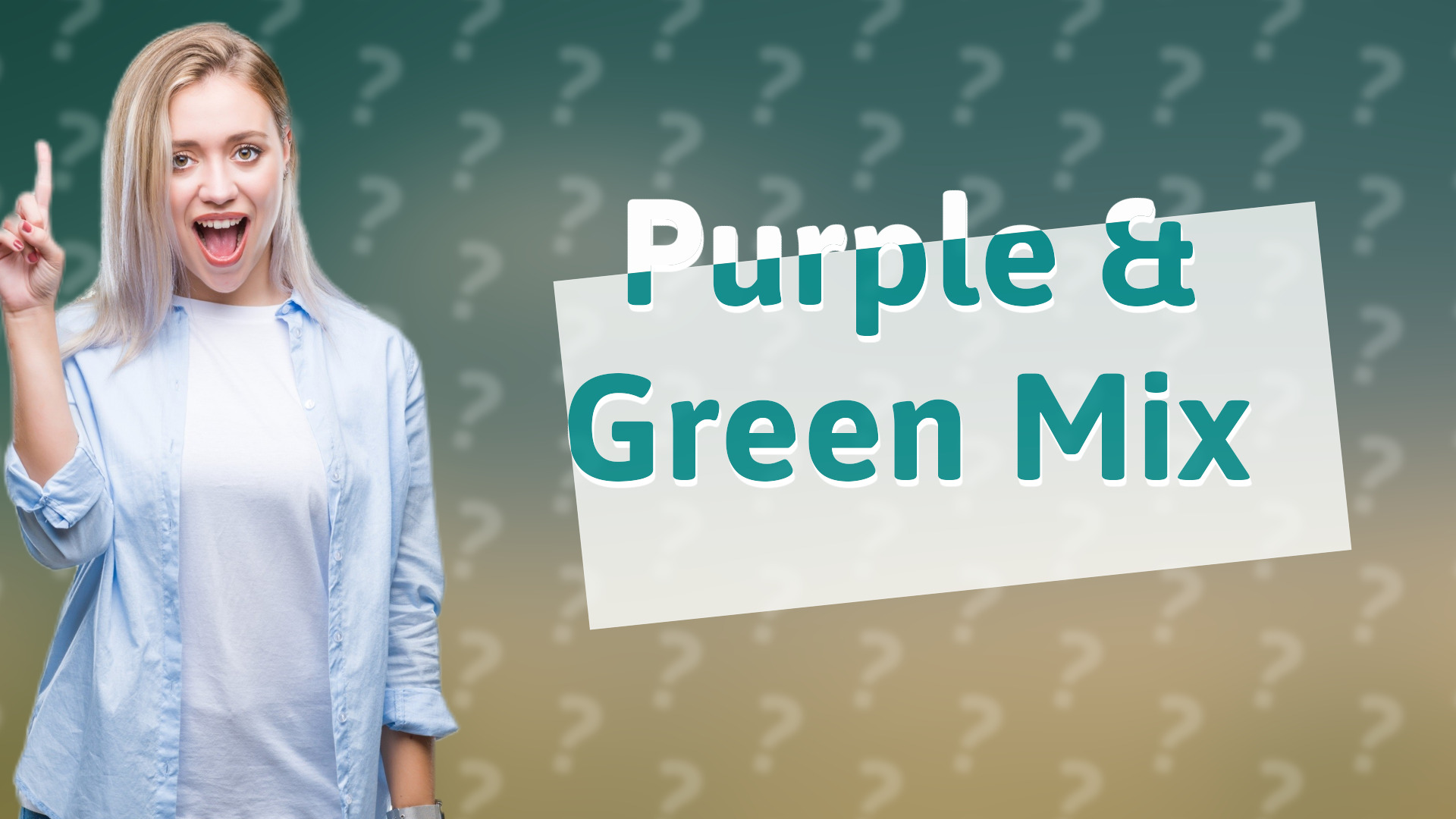 Purple & Green Mix