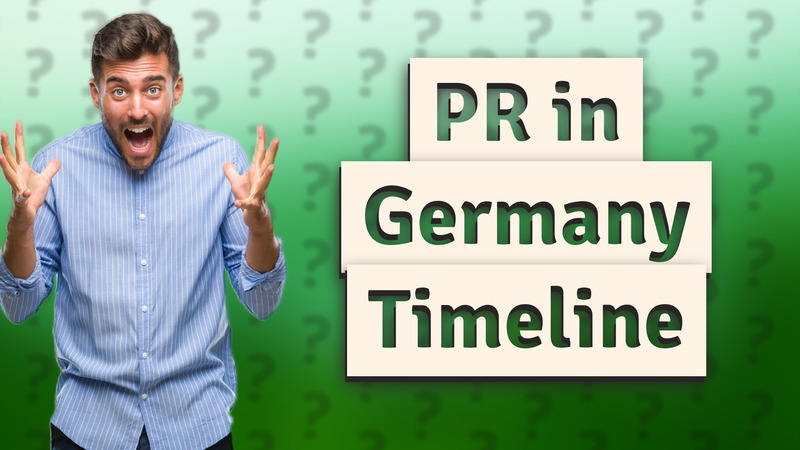 PR in Germany Timeline