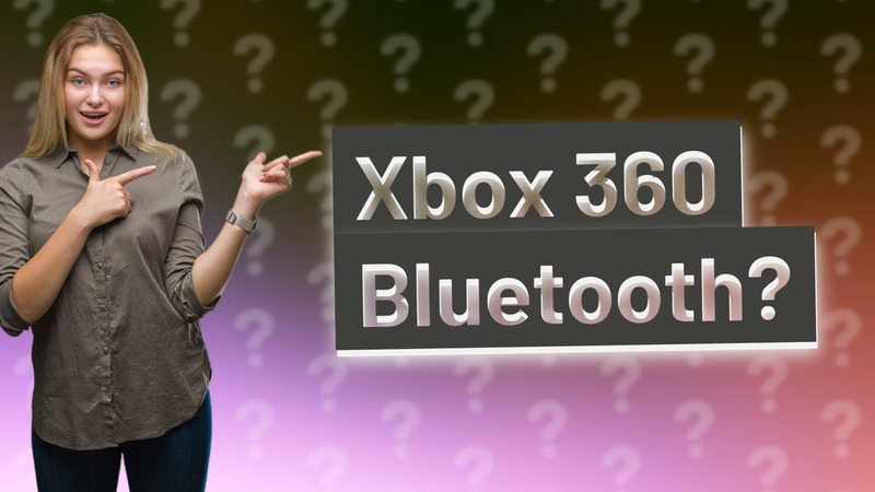 Xbox 360 Bluetooth?
