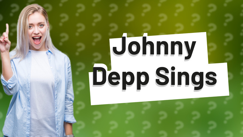 Johnny Depp Sings