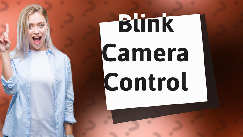 Blink Camera Control
