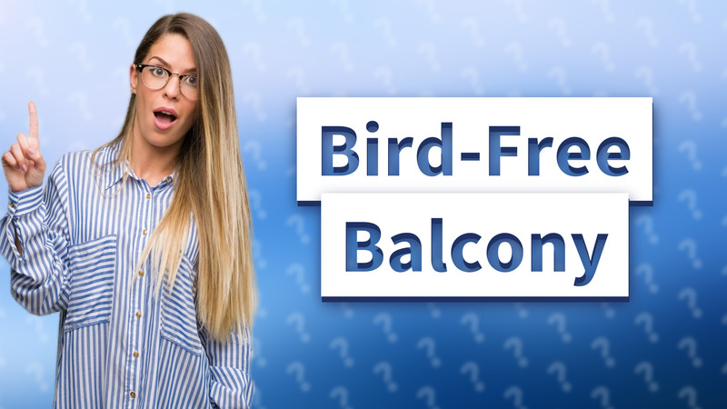 Bird-Free Balcony