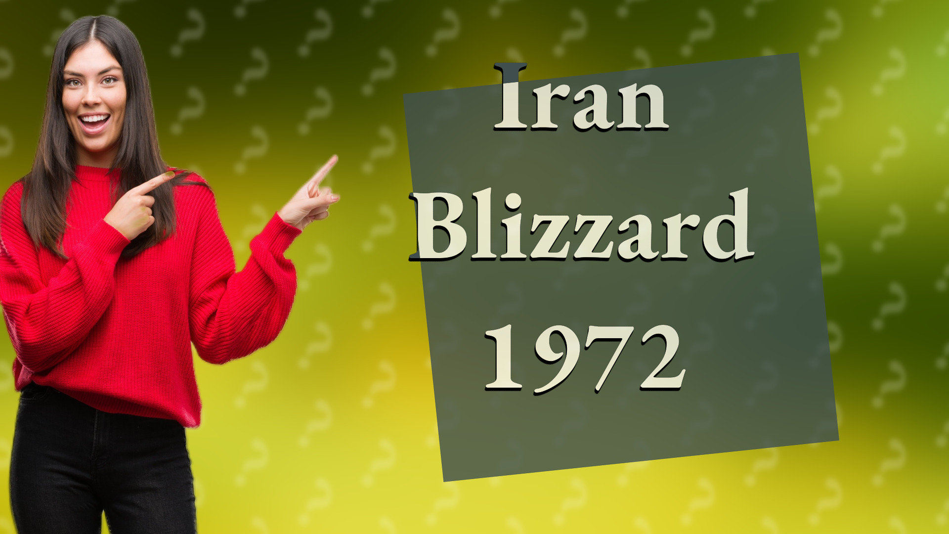 Iran Blizzard 1972
