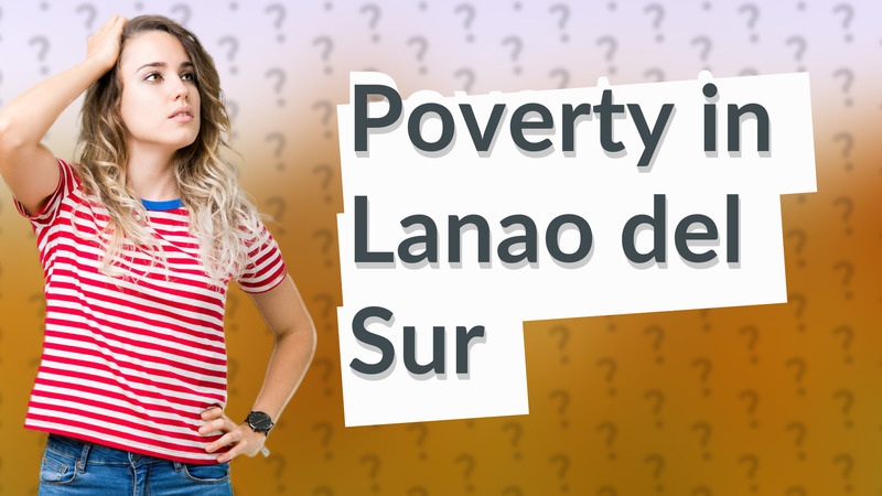 Poverty in Lanao del Sur