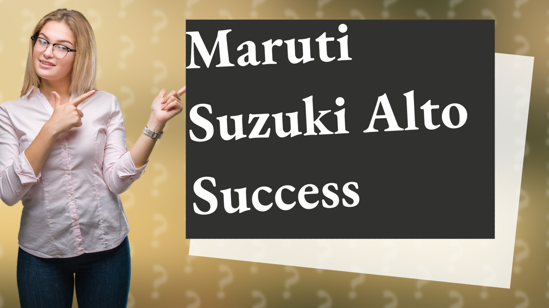Maruti Suzuki Alto Success