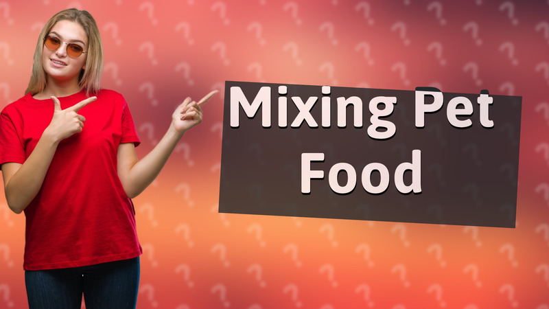 Mixing Pet Food